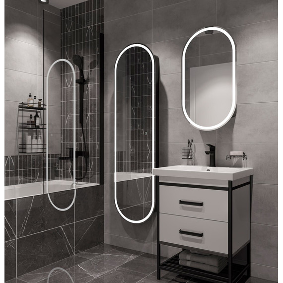 Пенал подвесной Stworki Мальмё МВК076, чёрный фото 10