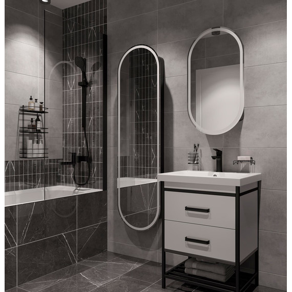 Пенал подвесной Stworki Мальмё МВК076, чёрный фото 11