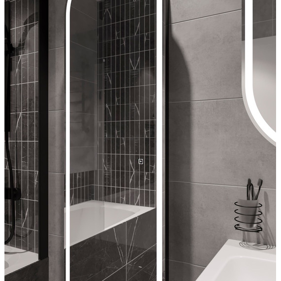 Пенал подвесной Stworki Мальмё МВК076, чёрный фото 16