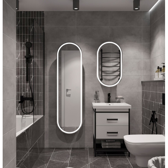 Пенал подвесной Stworki Мальмё МВК076, чёрный фото 6