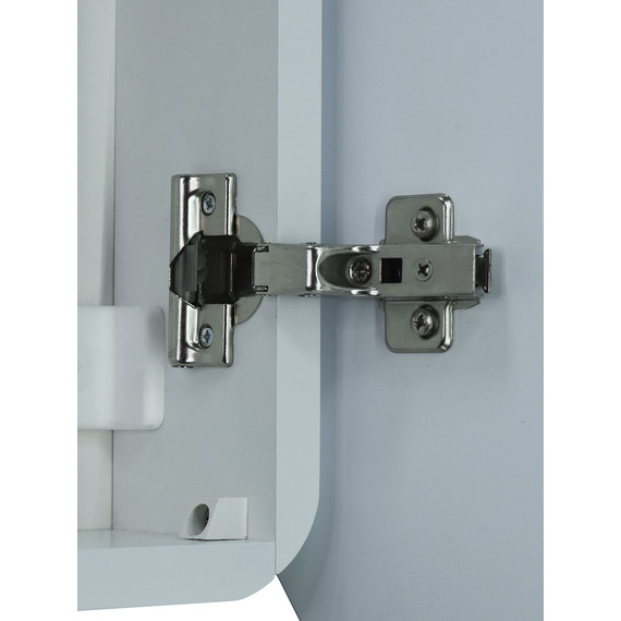 Зеркало-шкаф Stworki Мальмё 45 см МВК074, белый фото 14