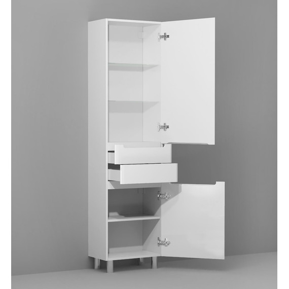 Пенал напольный Stworki Монтре Мон.04.190/N/W, белый фото 8