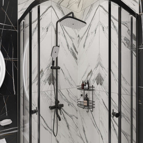 Душевая стойка Stworki Мосс FT13196OBD, чёрный фото 4