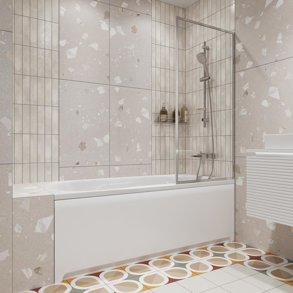 Ванна акриловая Stworki Хальмстад 170x75 см 590593 с каркасом фото 7