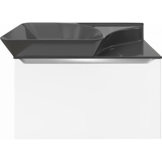 Тумба подвесная с раковиной Stworki Ши 80 см 609720, белый - 8 Тумба подвесная с раковиной Stworki Ши 80 см 609720, белый фото 8