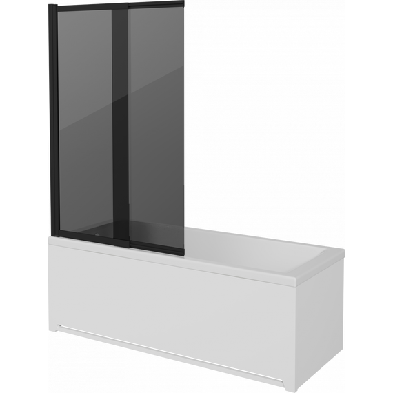 Шторка для ванны Stworki Нюборг 98x145 см STW_801_BL_T, чёрный/тонированное - 11 Шторка для ванны Stworki Нюборг 98x145 см STW_801_BL_T, чёрный/тонированное фото 11