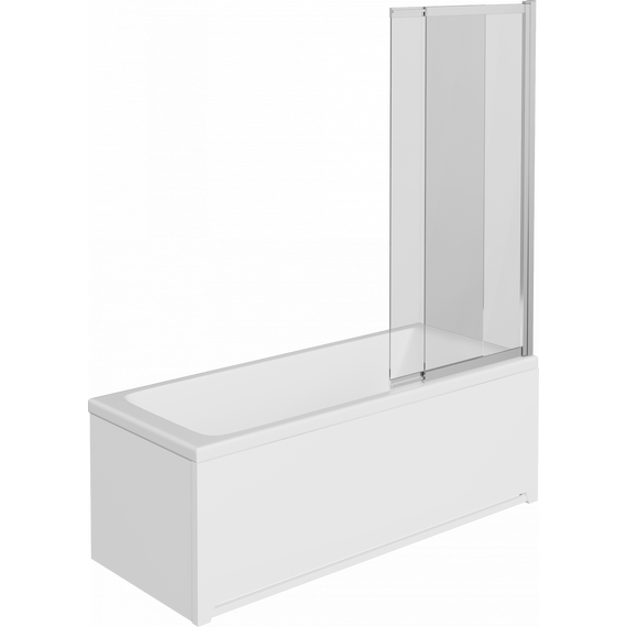 Шторка для ванны Stworki Нюборг 98x145 см STW_801_SL_C, хром/прозрачное фото 15