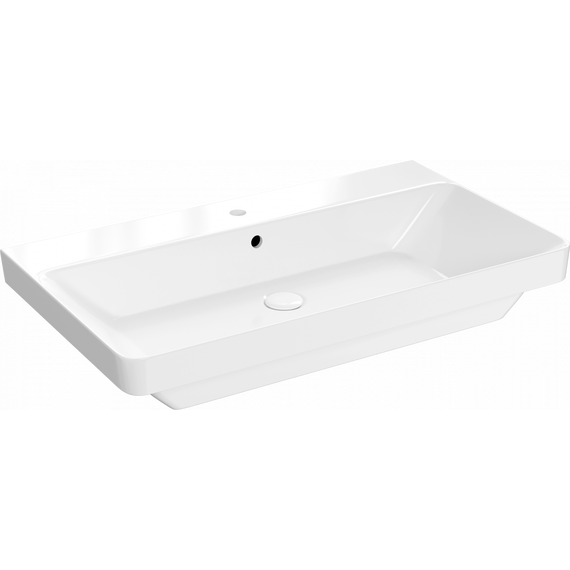 Тумба подвесная с раковиной Stworki Ларвик 80 см 622516, серый фото 10