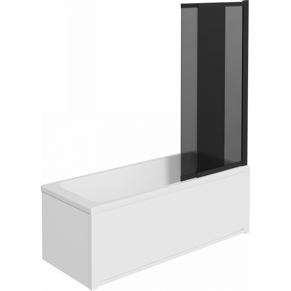 Шторка для ванны Stworki Нюборг 98x145 см STW_801_BL_T, чёрный/тонированное - 12 Шторка для ванны Stworki Нюборг 98x145 см STW_801_BL_T, чёрный/тонированное фото 12