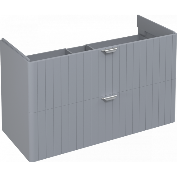 Тумба подвесная с раковиной Stworki Ларвик 105 см TR-622518, серый фото 9
