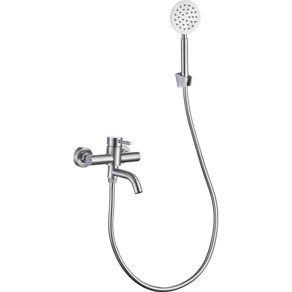 Смеситель для ванны Stworki Хальмстад WFT1031-2, сталь фото 4