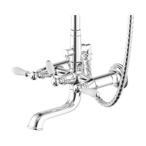 Душевая стойка BRAVAT ART F65193CP-A2-RUS, Цвет производителя: хром фото 2