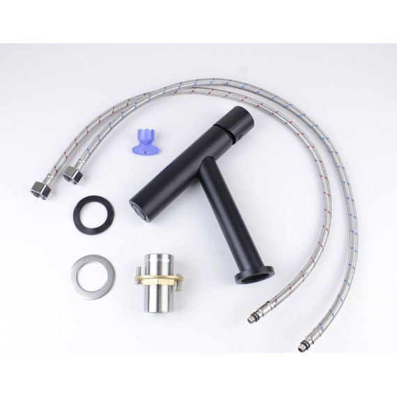 Смеситель для раковины Bronze de Luxe Liberty 102B, чёрный матовый - 7 Смеситель для раковины Bronze de Luxe Liberty 102B, чёрный матовый фото 7