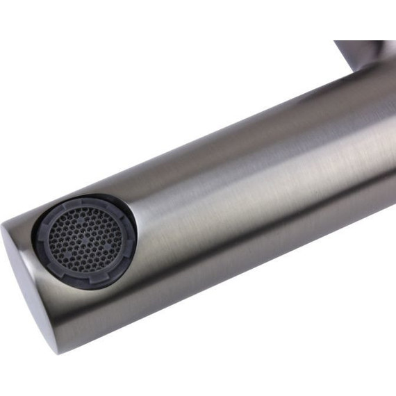 Смеситель для раковины настенный Bronze de Luxe Liberty 301GG, графит, Цвет производителя: оружейная сталь - 3 Смеситель для раковины настенный Bronze de Luxe Liberty 301GG, графит, Цвет производителя: оружейная сталь фото 3