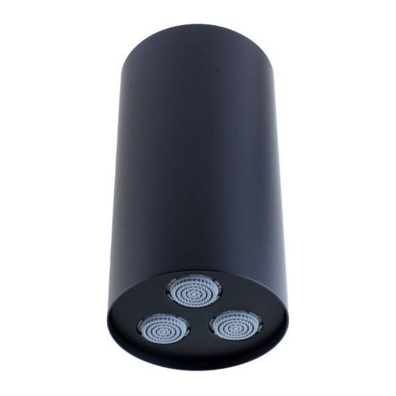 Верхний душ Bronze de Luxe Liberty 80x80 мм 501B, чёрный матовый фото 3