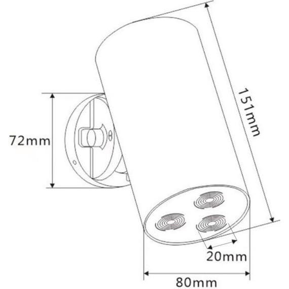 Верхний душ Bronze de Luxe Liberty 80x80 мм 501C фото 4
