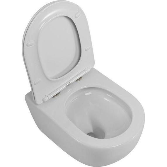 Унитаз подвесной безободковый Cezares Stream-Tor CZR-2426-TH-TOR/SC с тонкой крышкой микролифт (Система смыва торнадо) - 7 Унитаз подвесной безободковый Cezares Stream-Tor CZR-2426-TH-TOR/SC с тонкой крышкой микролифт (Система смыва торнадо) фото 7