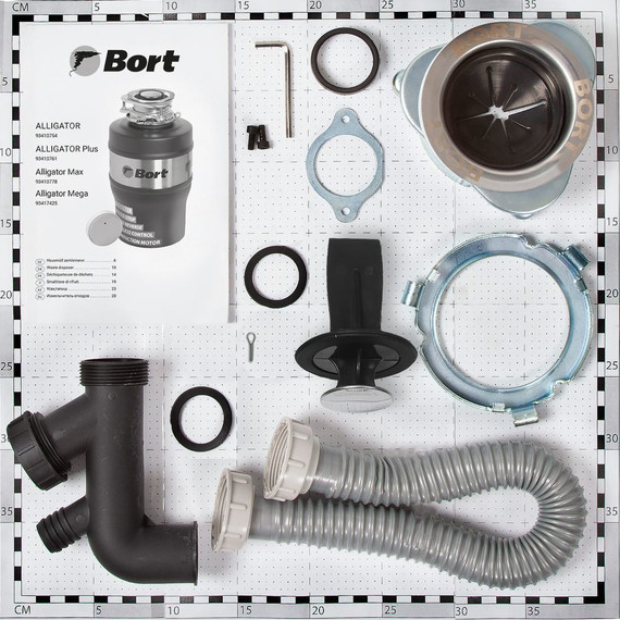 Измельчитель пищевых отходов Bort Alligator Mega 93417425 фото 14