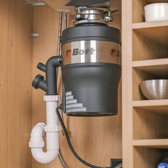 Измельчитель пищевых отходов Bort Alligator Mega 93417425 фото 9