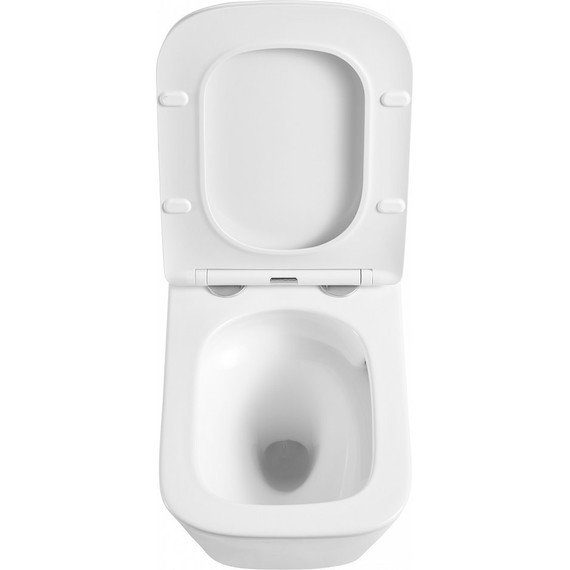 Инсталляция с подвесным унитазом комплект: Grohe Solido 38811KF0 с подвесным безободковым унитазом Azario Teramo AZ-0052-UQ сиденье микролифт, крепление, кнопка смыва чёрная матовая, Цвет производителя: чёрный матовый фото 6