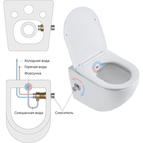 Инсталляция с подвесным унитазом комплект: Grohe Solido 38811KF0 с подвесным безободковым унитазом-биде BelBagno Uno BB3105CHR-BS/SC сиденье микролифт, крепление, кнопка смыва чёрная матовая, Цвет производителя: чёрный матовый - 18 Инсталляция с подвесным унитазом комплект: Grohe Solido 38811KF0 с подвесным безободковым унитазом-биде BelBagno Uno BB3105CHR-BS/SC сиденье микролифт, крепление, кнопка смыва чёрная матовая, Цвет производителя: чёрный матовый фото 18