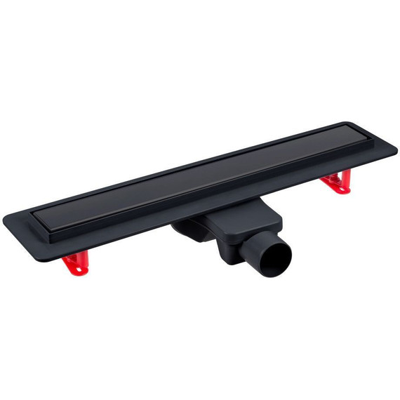 Трап Berges Wasserhaus Optim Line 50 см 095505, чёрный матовый, Цвет производителя: чёрный матовый, Размер трапа: 500 фото 2