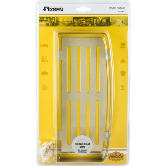 Полочка Fixsen Hotel FX-31003P, цвет золото - 2 Полочка Fixsen Hotel FX-31003P, цвет золото фото 2