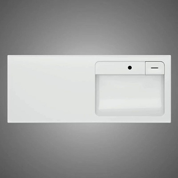 Тумба с раковиной-столешницей Am.Pm X-Joy 120 см R M85AFSX0602WG (раковина M85AWPR1201WG) белый глянцевый фото 7