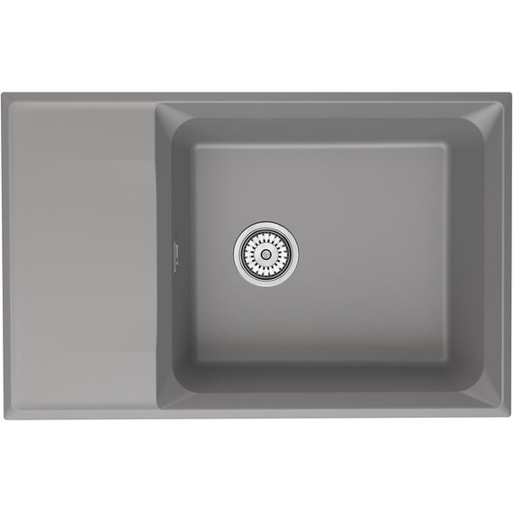 Кухонная мойка Point Этна 78 PN3012AL, серый, Цвет производителя: серый фото 