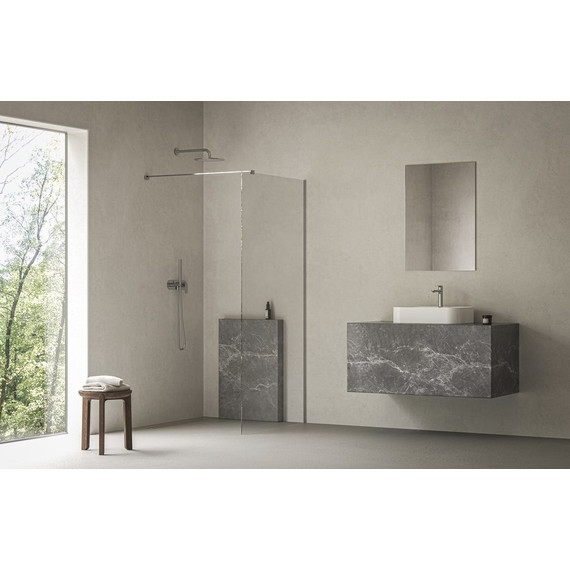 Душевая перегородка Ravak Walk-In Air 110 см GW9WD0C00Z1C с кронштейном в комплекте, хром/прозрачное фото 2