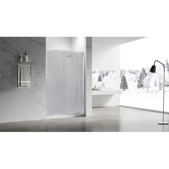 Душевая дверь Veconi 140 см VN55-140-02-C8, хром/матовое - 2 Душевая дверь Veconi 140 см VN55-140-02-C8, хром/матовое фото 2