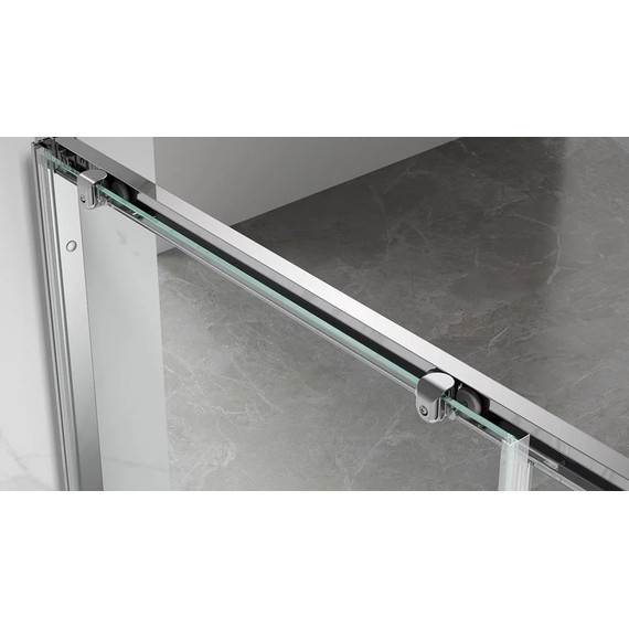 Душевая дверь Veconi 100 см VN55-100-02-C8, хром/матовое - 4 Душевая дверь Veconi 100 см VN55-100-02-C8, хром/матовое фото 4