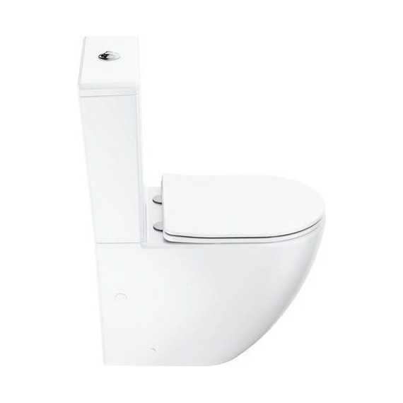 Унитаз-компакт Ravak Optima RimOff Combi X01870 с тонкой крышкой микролифт фото 3