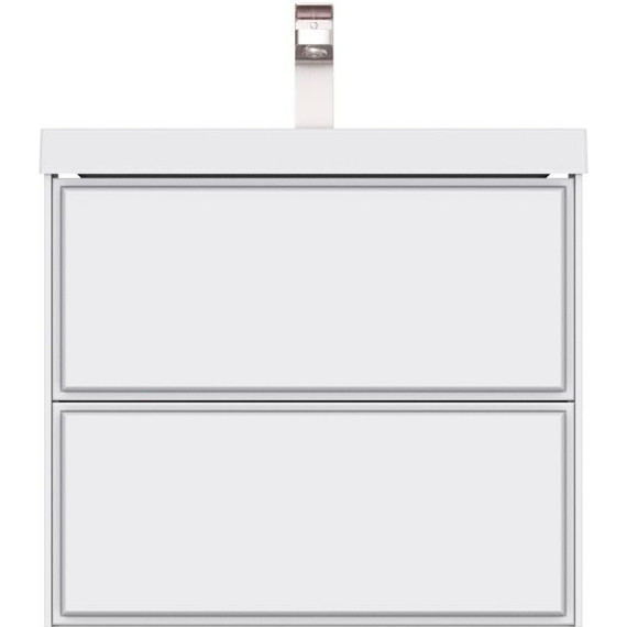 Тумба подвесная с раковиной Mirsant Dante 60 см (раковина Style 60) белый - 6 Тумба подвесная с раковиной Mirsant Dante 60 см (раковина Style 60) белый фото 6