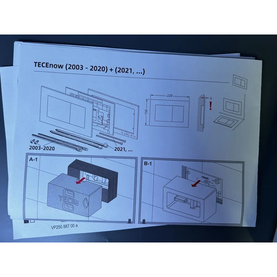 Кнопка смыва TECE now 9240417, белый матовый фото 3