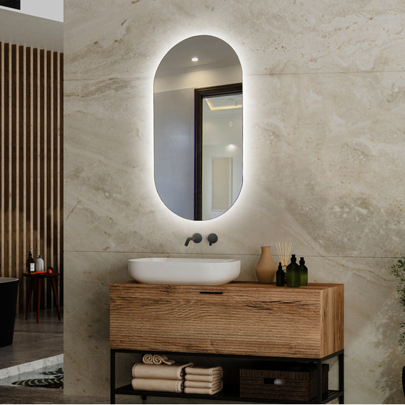 Зеркало Abber Kontur 55 см AG6302S фото 2