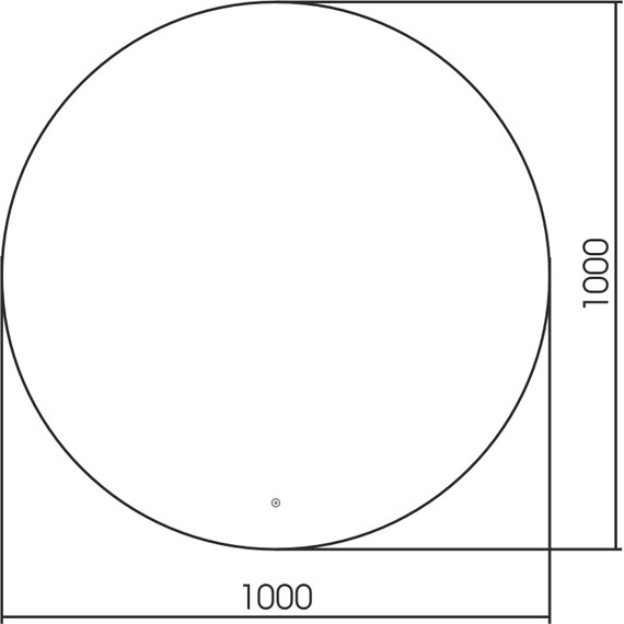 Зеркало Abber Mond 100 см AG6203SL-1.0 фото 3