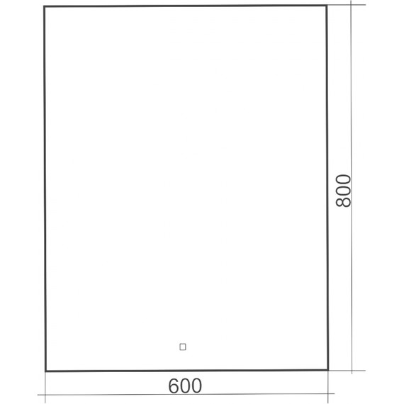 Зеркало Abber See 60 см AG6103S-0.6 фото 3