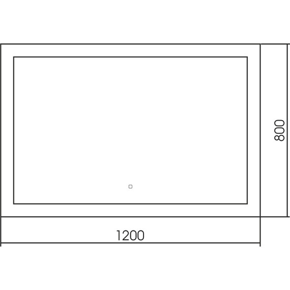 Зеркало Abber See 120 см AG6107SXL-1.2 фото 3