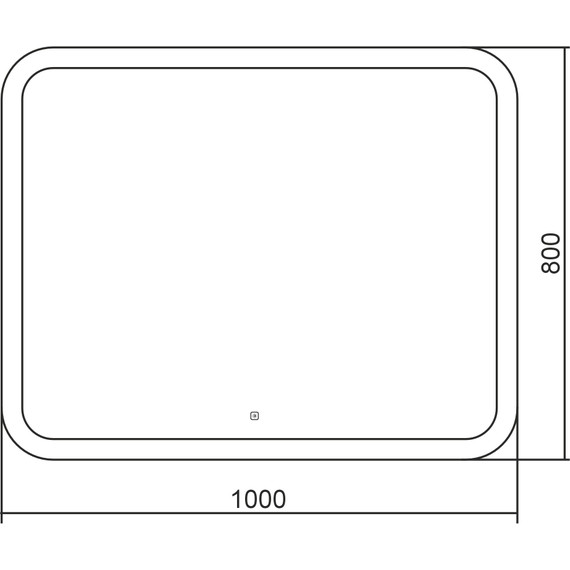 Зеркало Abber See 100 см AG6109SL-1.0 фото 3