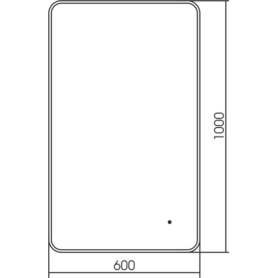 Зеркало Abber See 60 см AG6112SCG, золото фото 3