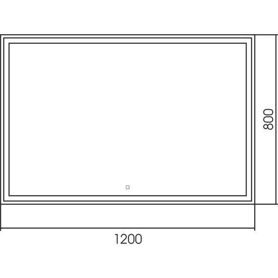 Зеркало Abber See 120 см AG6115SL-1.2 фото 3