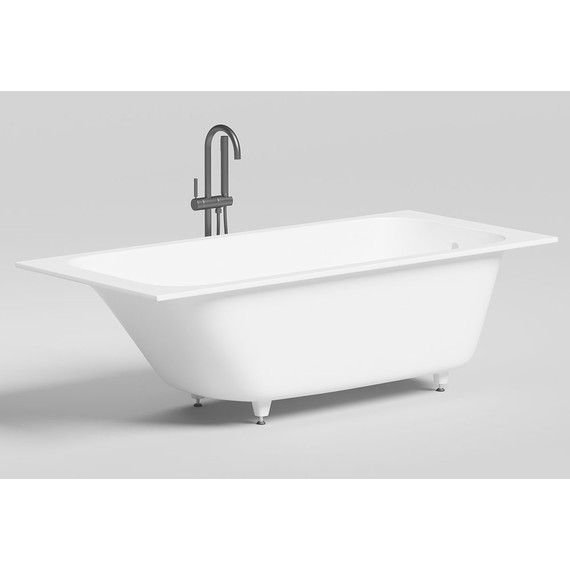 Ванна каменная Salini Orlanda 180х80 см 102012G (S-Sense) глянцевая  фото 