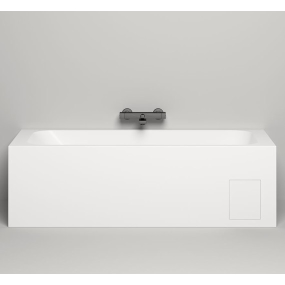 Ванна каменная Salini Orlanda Kit 180х80 см 102112G (S-Sense) глянцевое  фото 