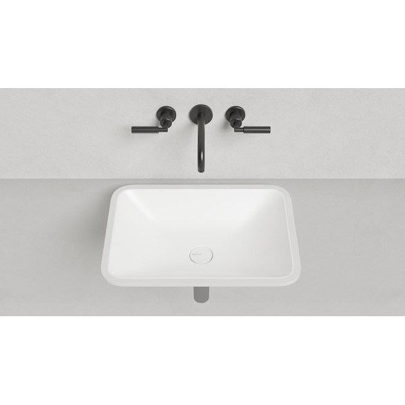 Раковина врезная под столешницу Salini Marea 06 55 см 1802206M (S-Stone) матовая - 5 Раковина врезная под столешницу Salini Marea 06 55 см 1802206M (S-Stone) матовая фото 5