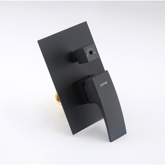 Душевая система для ванны Gappo G7107-6, черный - 7 Душевая система для ванны Gappo G7107-6, черный фото 7