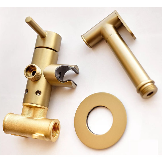 Гигиенический душ CeramaLux KRS/006, бронза, Цвет производителя: бронза - 4 Гигиенический душ CeramaLux KRS/006, бронза, Цвет производителя: бронза фото 4