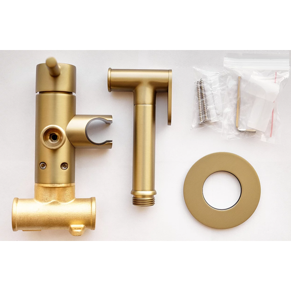 Гигиенический душ CeramaLux KRS/006, бронза, Цвет производителя: бронза - 5 Гигиенический душ CeramaLux KRS/006, бронза, Цвет производителя: бронза фото 5