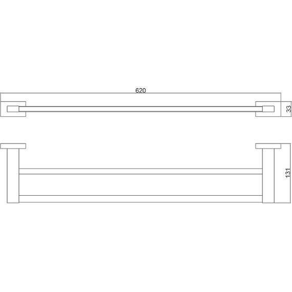 Полотенцедержатель Belz B90409, цвет вороненая сталь фото 2