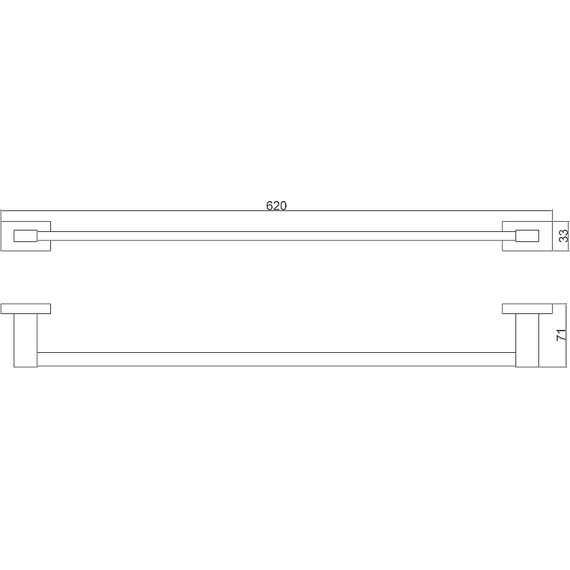 Полотенцедержатель Belz B90401, цвет вороненая сталь фото 2